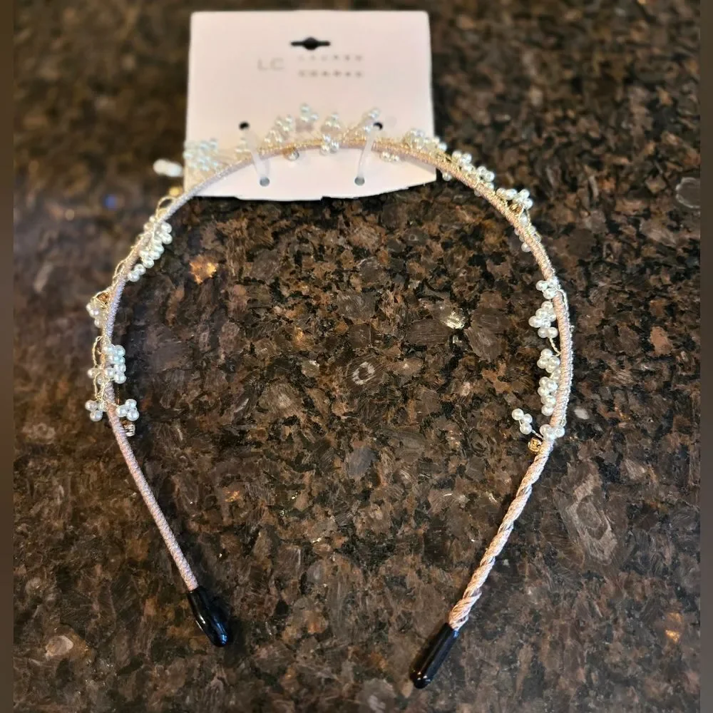 LC Lauren Conrad Sparkling Beaded Headband NWT